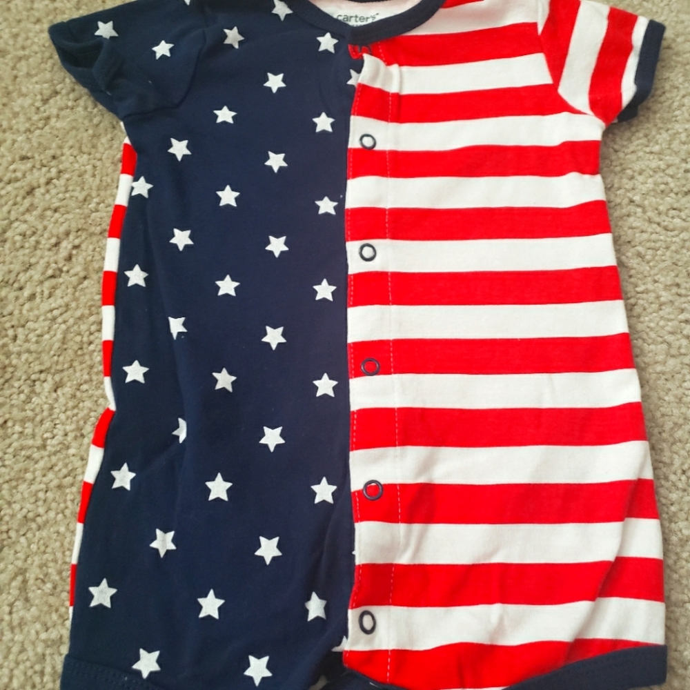 4th of july onsie